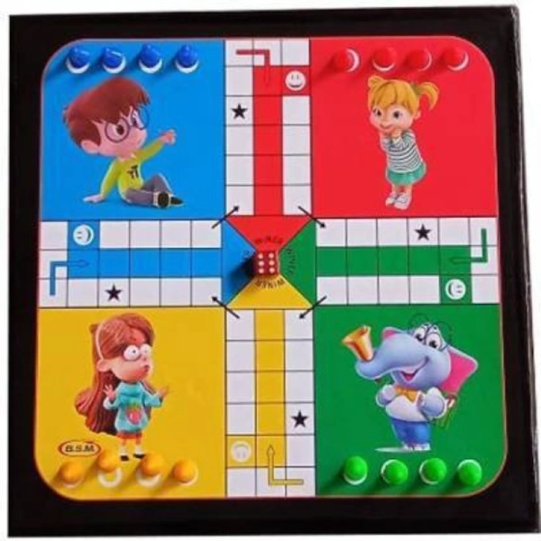 Writzo Kids Carrom Board, Wooden Ludo & Snake Ladder Board Game